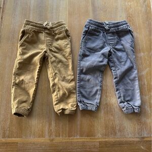 Carter's Tan and Gray Kids Sweatpants & Joggers